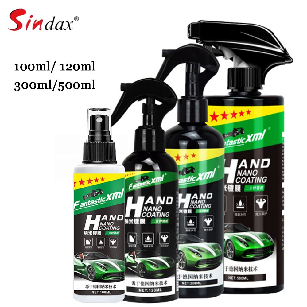 Car Wax Ceramic Coating - สเปรย์เซรามิครถเคลือบ Sealant กันน้ำ Nano Glass ขัดคริสตัล