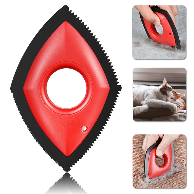Seat Cleaner Fabric - 4 โหมด PET Hair Remover แปรงหวีสุนัข