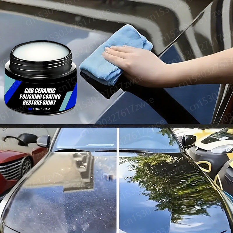 Car Wax Ceramic Coating - น้ำยาเคลือบเงารถยนต์ เซรามิกนาโน ขัดเคลือบเงา นาโนคริสตัล ชั้นเคลือบกันน้ำ ซ่อมแซมรอยขีดข่วน