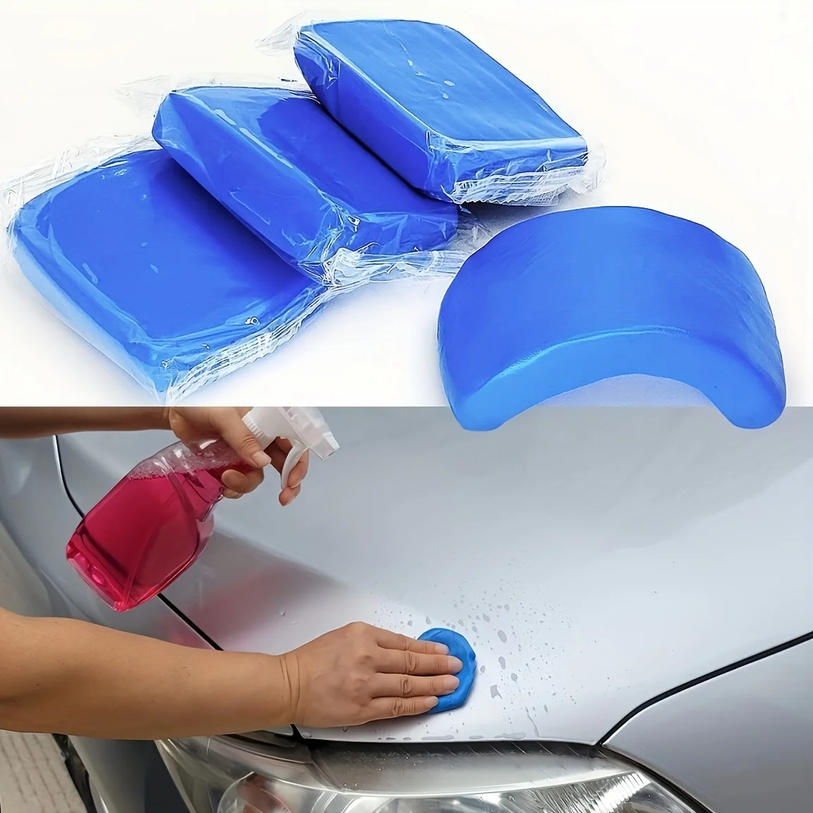 Clay Bar Lubricant - ดินน้ำมันล้างรถ ดินน้ำมันทำความสะอาดรถยนต์ อุปกรณ์ล้างรถ น้ำยาทำความสะอาดรถยนต์ อุปกรณ์เสริมใหม่