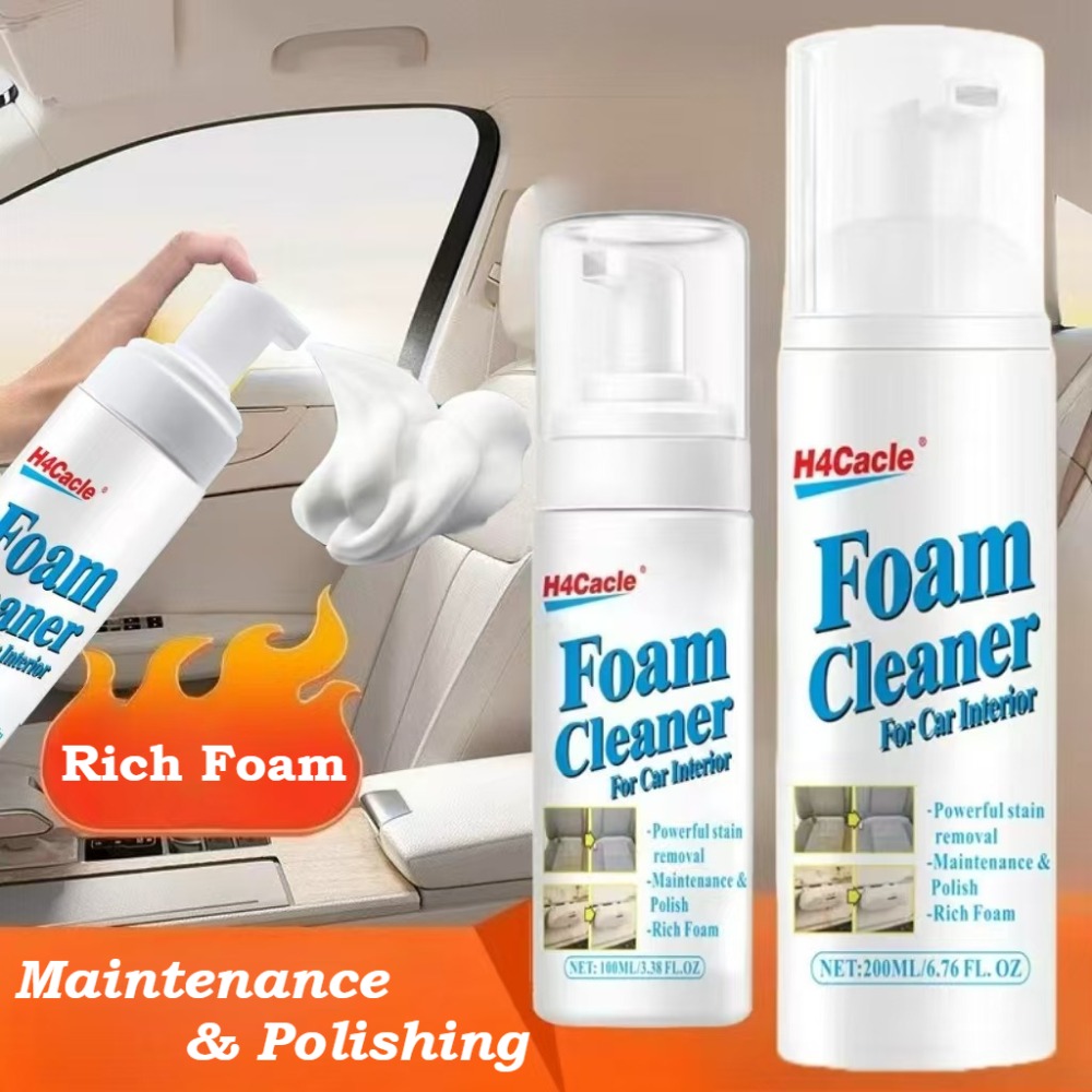 Leather Cleaner Interior - น้ำยาทำความสะอาดอเนกประสงค์ สำหรับทำความสะอาดภายในรถยนต์ บำรุงรักษา ฟื้นฟูเบาะหนัง ผ้า พลาสติก