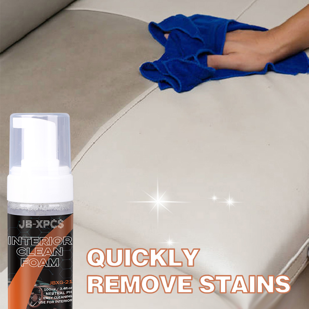 Leather Cleaner Interior - น้ำยาทำความสะอาดภายในรถยนต์ สำหรับแผงหน้าปัด หนัง เบาะ ที่พักแขน พวงมาลัย