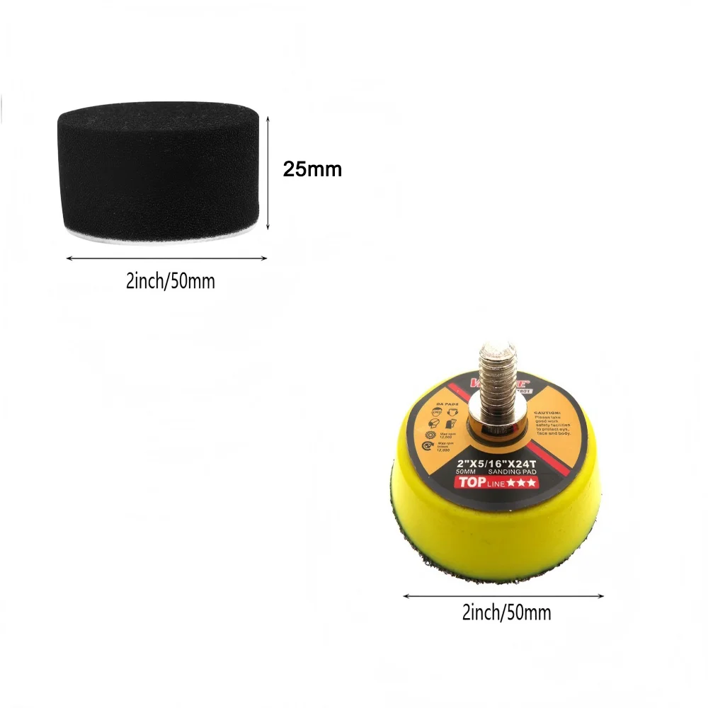ชุดฟองน้ำขัดเงาขนาด 2 นิ้ว 5/1 - Polish Pad Set Buffer บทวิจารณ์และราคา