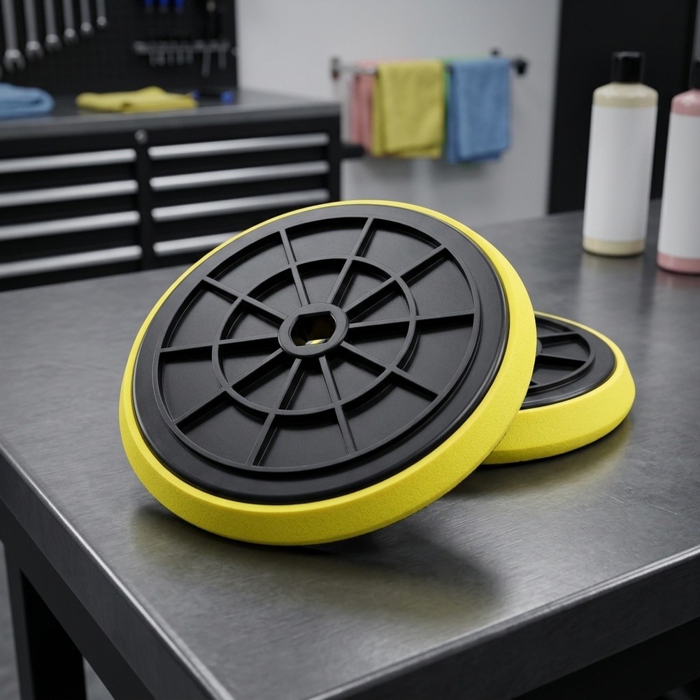 แผ่นรองสำหรับเครื่องขัดแบบไร้ส - Polish Pad Set Buffer บทวิจารณ์และราคา