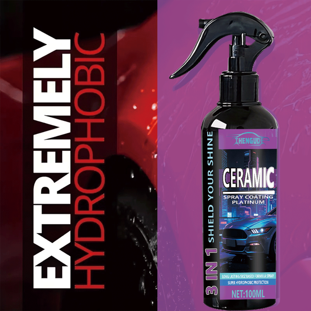 สเปรย์เคลือบเซรามิกนาโน 3-in-1 - Car Wax Ceramic Coating บทวิจารณ์และราคา