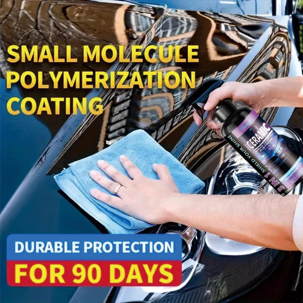 สเปรย์เคลือบเซรามิกนาโน 3-in-1 - Car Wax Ceramic Coating บทวิจารณ์และราคา
