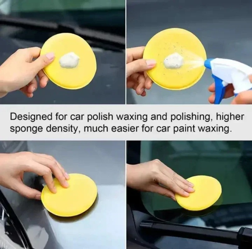 ฟองน้ำขัดเคลือบสีรถยนต์ 6 ชิ้น - Wax Applicator Pad บทวิจารณ์และราคา