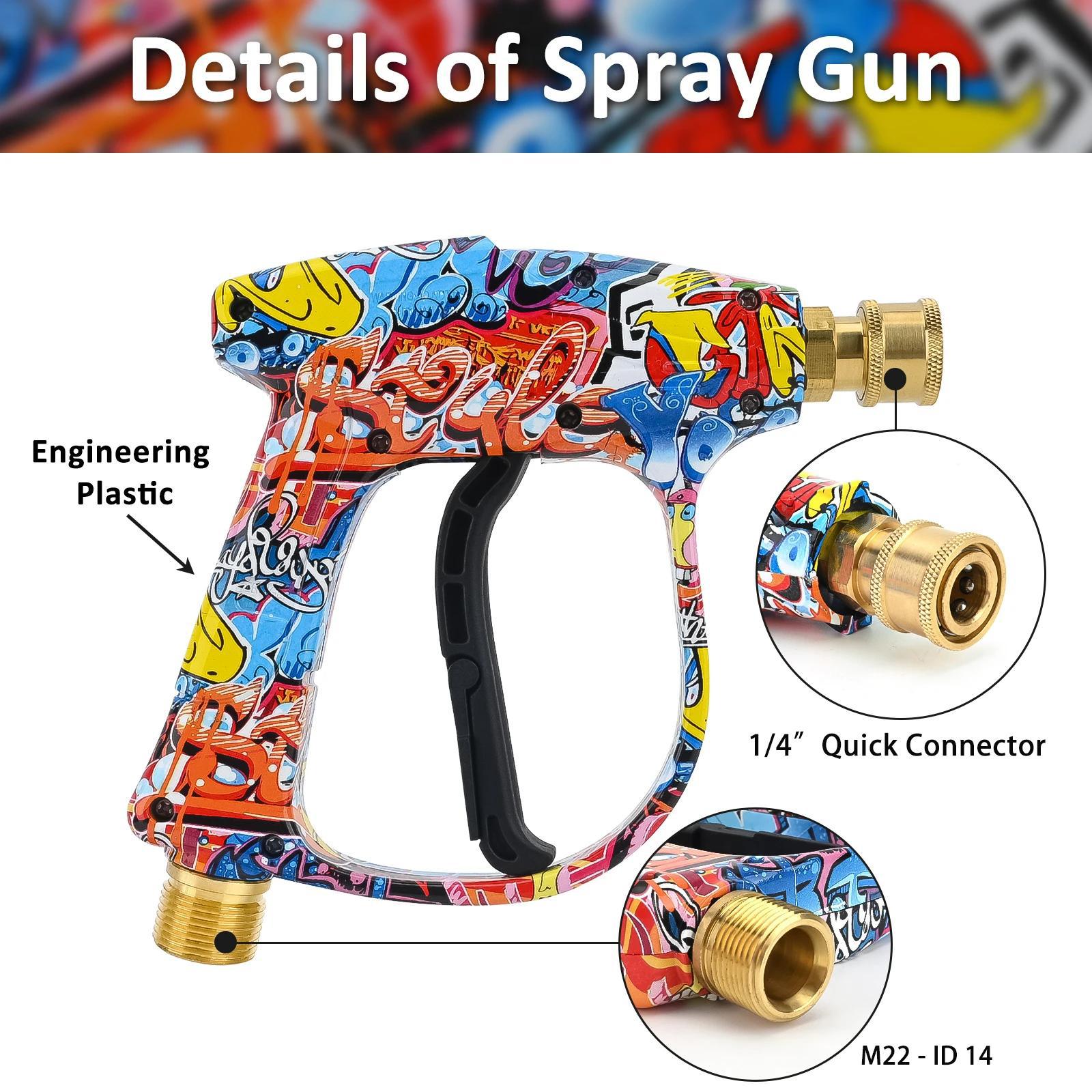 ปืนฉีดน้ำแรงดันสูง 4350PSI พร้ - Pressure Washer Foam Gun บทวิจารณ์และราคา