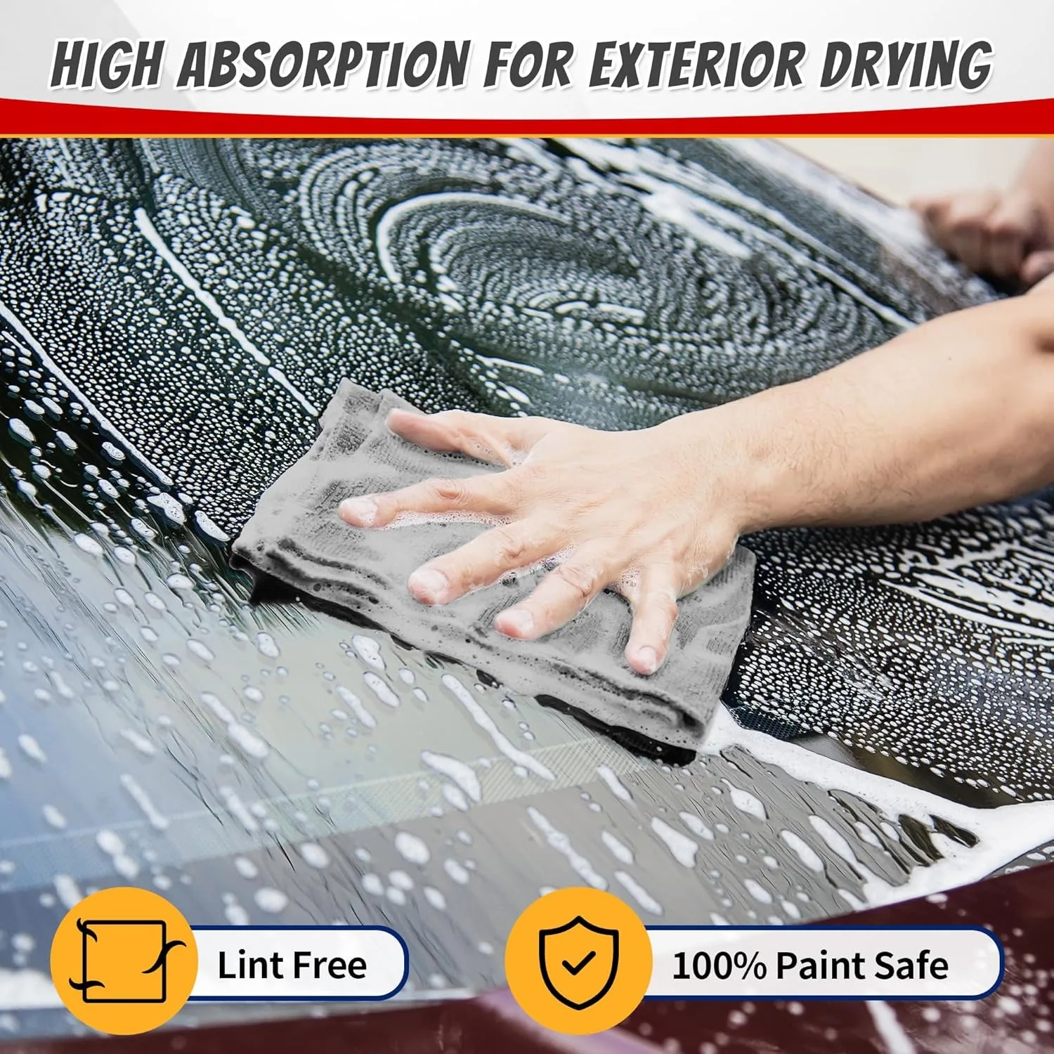 1/50pcs ผ้าทําความสะอาดไมโครไฟ - Microfiber Towel Detailing บทวิจารณ์และราคา