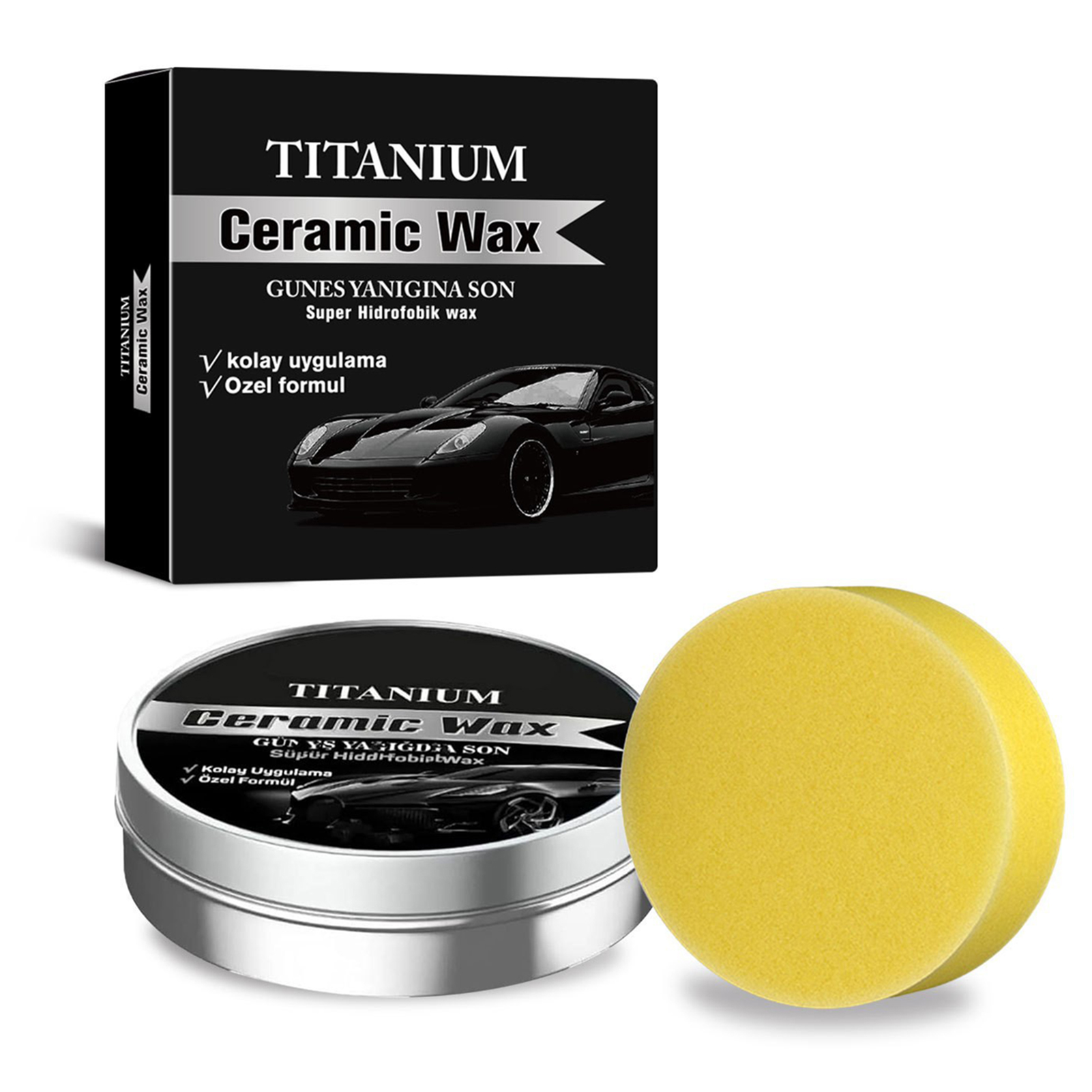 100 กรัม เซรามิก แวกซ์ ครีมเคล - Car Wax Ceramic Coating บทวิจารณ์และราคา