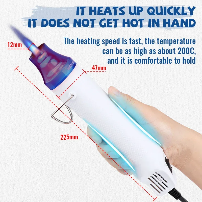 HOT AIR GUN 220V บัดกรีอุณหภูม - Dryer Car Blower บทวิจารณ์และราคา